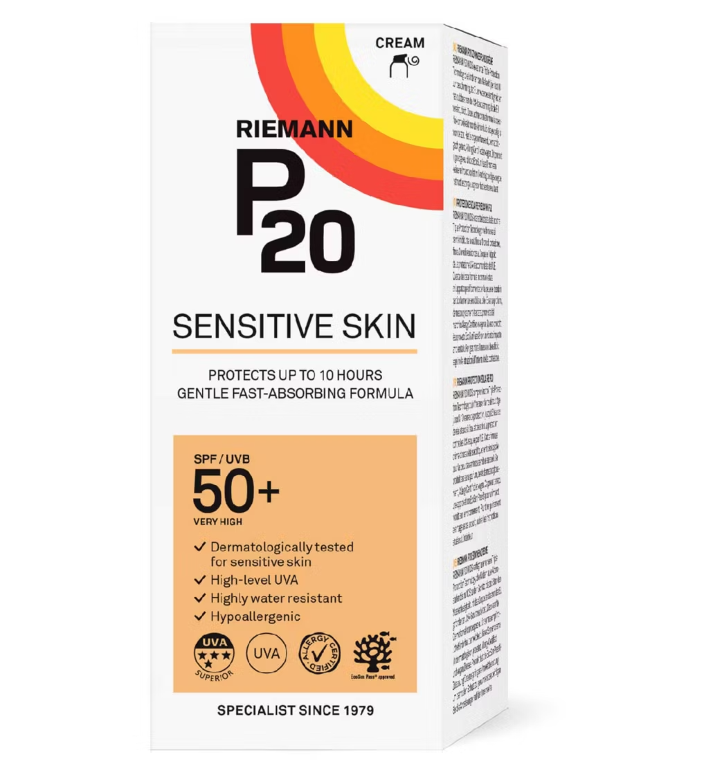 Riemann P20 Sensitive SPF50+ Sun Cream 200ml