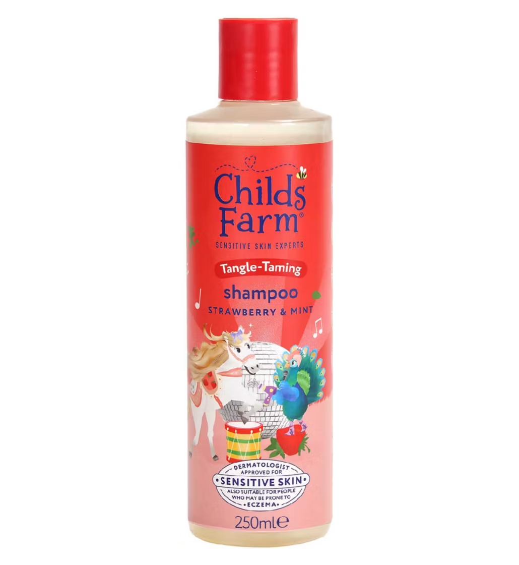 Childs Farm Tangle-Taming Strawberry and Mint Shampoo 250ml