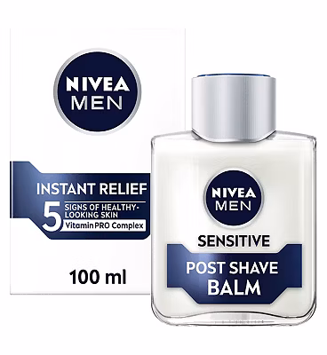 NIVEA MEN Sensitive After Shave Balm for Instant Relief 100ml