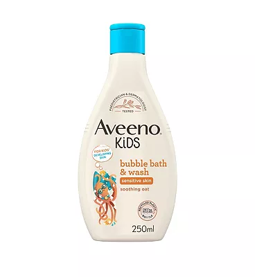 AVEENO® Kids Bubble Bath & Wash 250ml