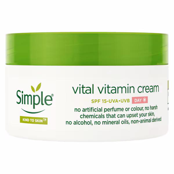 Simple Kind To Skin Vital Vitamin Day Cream SPF 15 50ml
