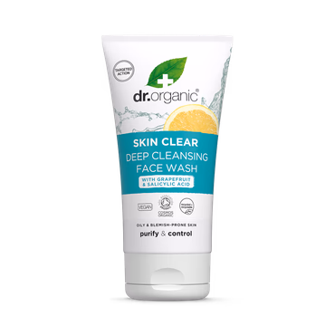 Dr Organic Skin Clear Deep Cleansing Face Wash 125ml