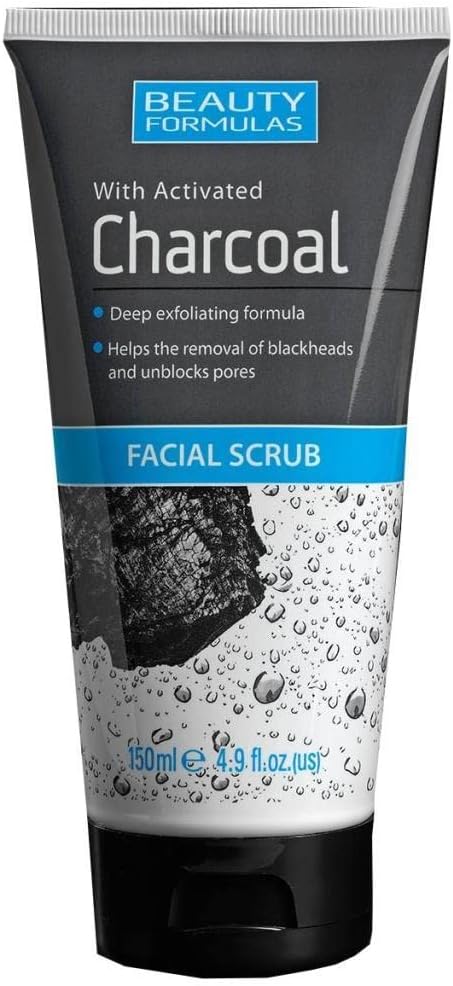 Beauty Formulas Charcoal Facial Scrub 150ml