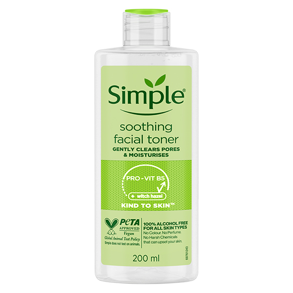 Simple Kind To Skin Soothing Facial Toner 200ml