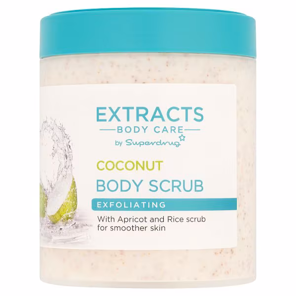 Superdrug Extracts Coconut Body Scrub 465ml