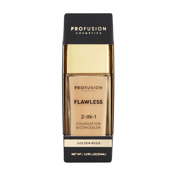 Profusion Cosmetics Flawless 2-IN-1 Foundation | GoldenBeige