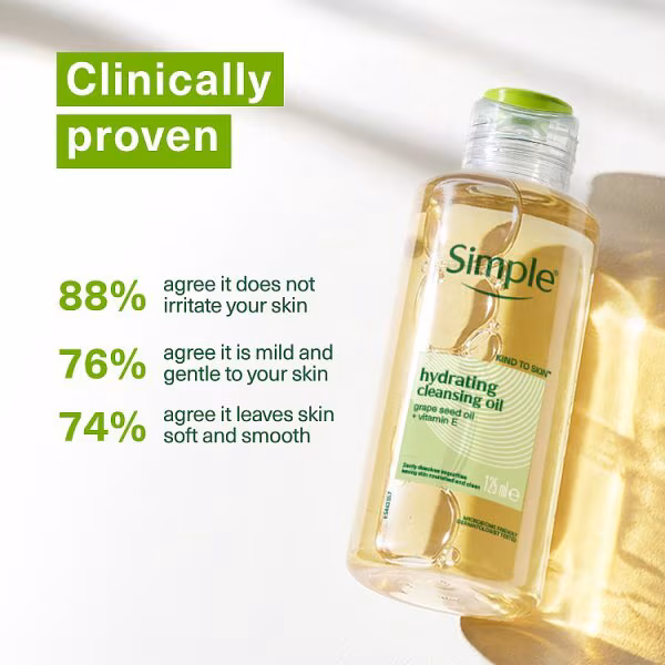 Simple Kind to Skin Hydrating Cleansing Oil 125ml